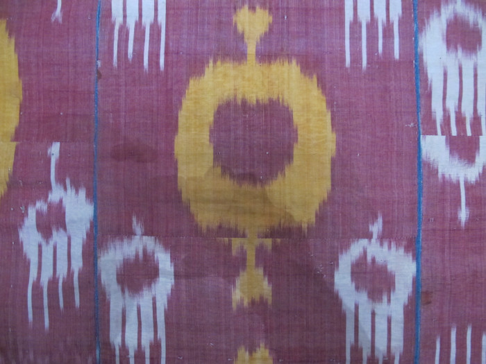 Large Silk Ikat Panel